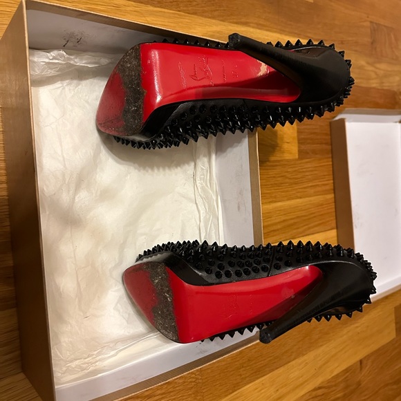 Christian Louboutin black Patent Leather Alti Spike 160 Pumps - Picture 4 of 5